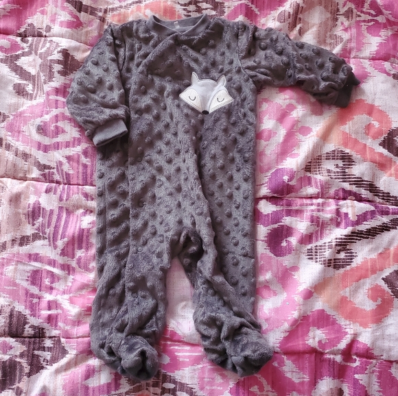 Baby Gear Other - Baby gear 3-6 months minky footies
